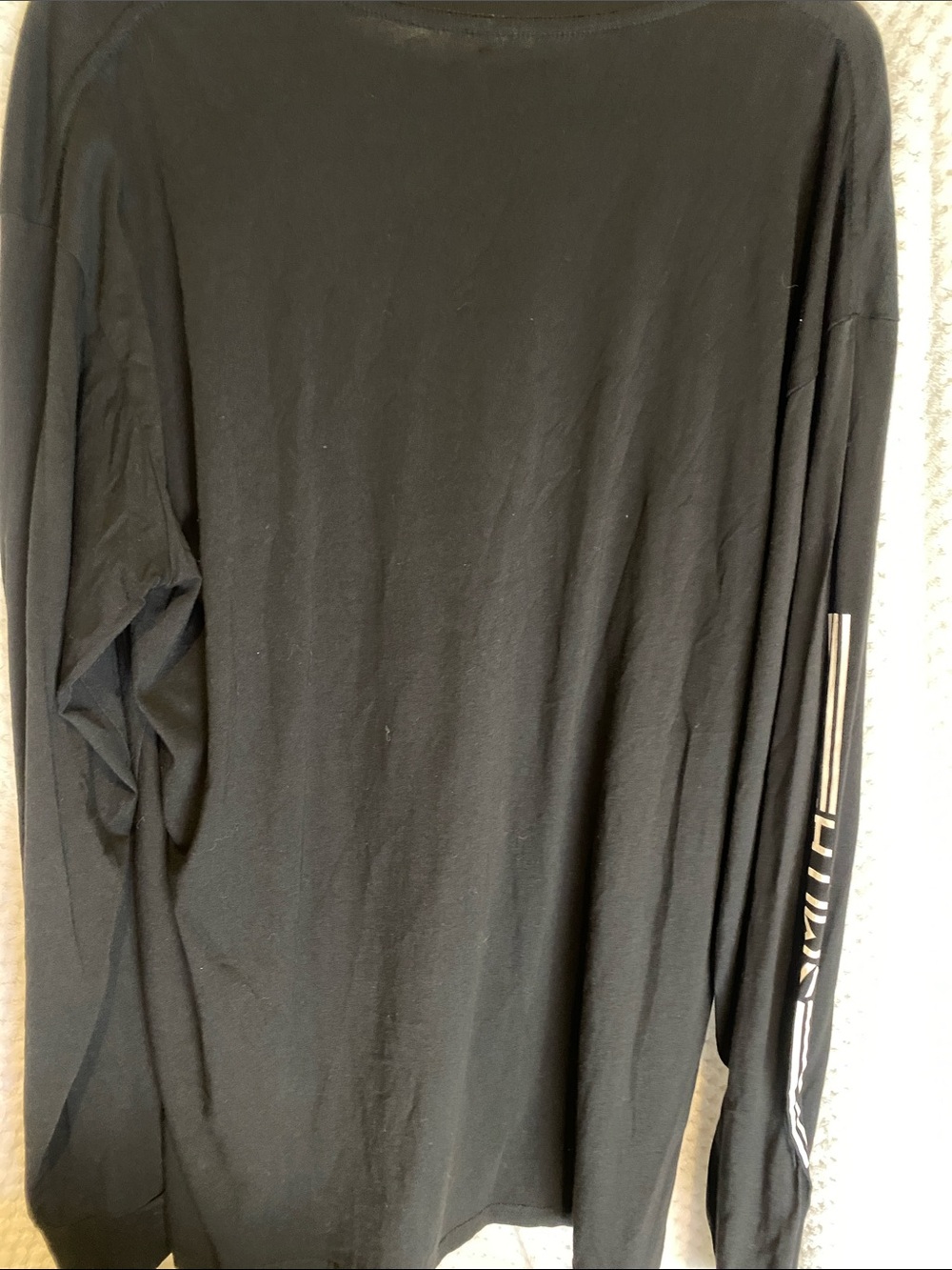 SMITH Optics Black Long Sleeve Logo Tee with White Graphics - Picture 4 of 4
